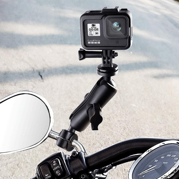 Universal Motorcycle Mount For Action Cameras With Tripod Adapter And Screw 9 Centimetre Bike Camera Holders Mounts