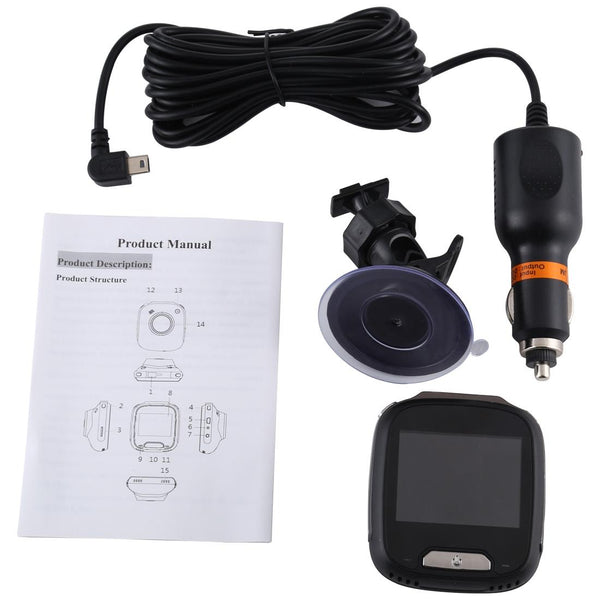 2.0 Lcd Mini Car Dvr Camera Recorder 1080P Hd 170 Degree Wide Angle View Other Car Video