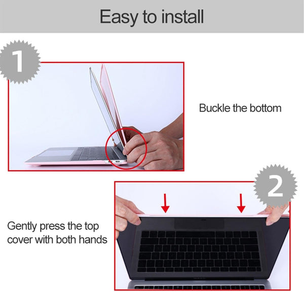 Crystal Shockproof Laptop Case Protective Black Laptop Cases & Bags