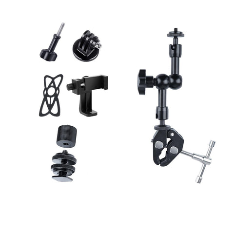 7 Articulating Magic Arm With Phone Clamp And Large Claws For Audio Video Use Camera Cases Bags & Covers