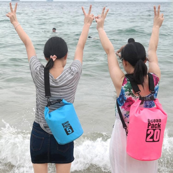 Waterproof Outdoor Dry Bag 2L Pvc Barrel For Ultimate Protection Black Dry Bags