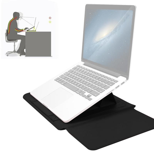 Parallel Deals Universal Waterproof Laptop Bag With Handle Stand Pen Holder Winders Mouse And Charger Bags Black Laptop Cases & Bags
