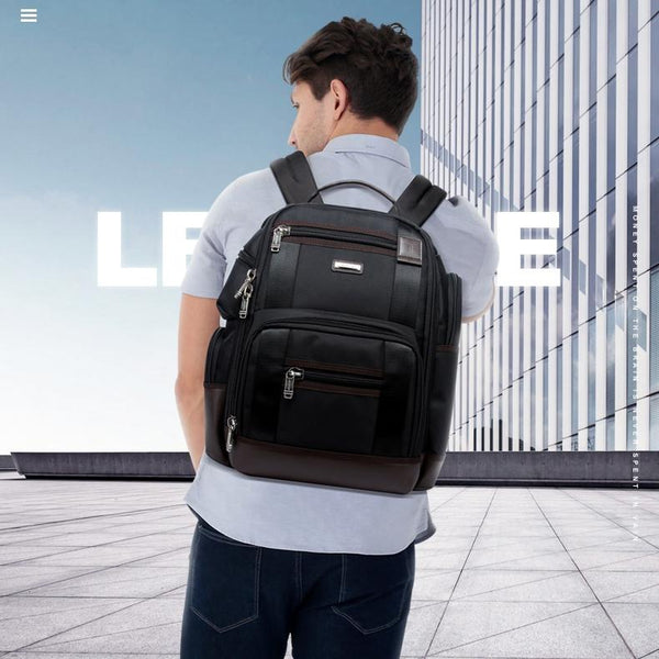 Large Capacity Multi Layer Laptop Backpack With Breathable Design 15.6 Inch Black 35X20x43cm Women Backpacks