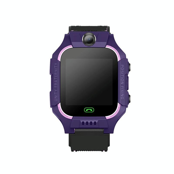 Children Phone Smart Positioning Full Touch Screen Student Watch Purple Smart Watches
