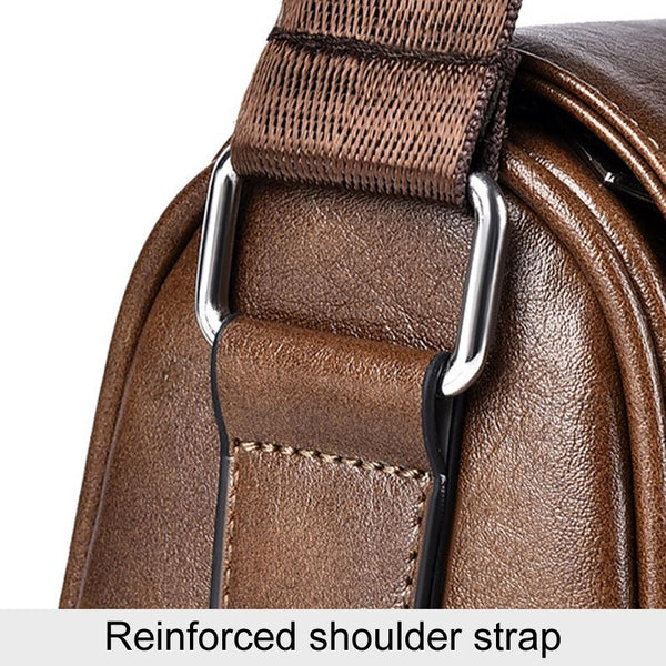 Waterproof Men Crossbody Bag Large Capacity Brown Bags