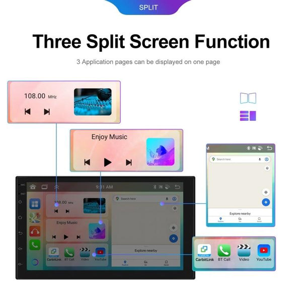 10.1 Inch Android 13.0 Carplay Navigation Monitor + Ahd Camera Other Car Video