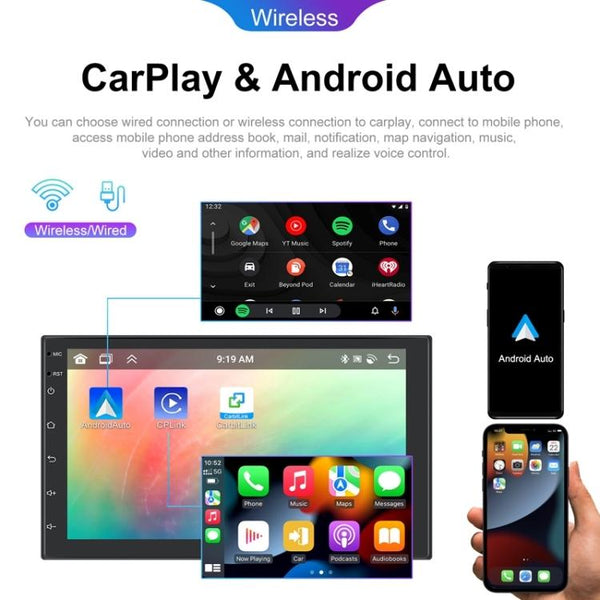 10.1 Inch Android 13.0 Carplay Navigation Monitor + Ahd Camera Other Car Video