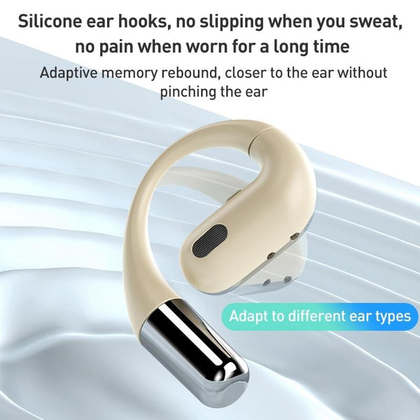 Phantom Open Wireless Bluetooth Earphones Zga Gs13 Beige Earbuds