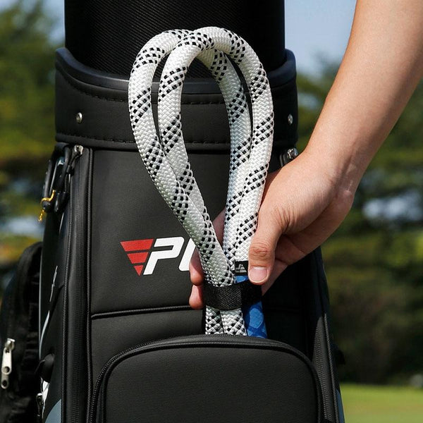 Golf Power Rope Swing For Rhythmic Training Indoor / Outdoor Exerciser Orange Black Swing Trainers