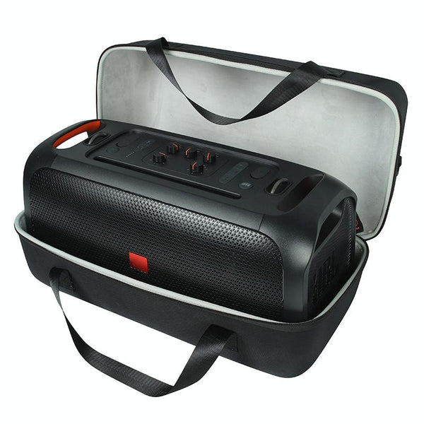 Jbl Partybox On The Go Hard Eva Storage Bag With Microphone Black Grey Cases Covers & Skins