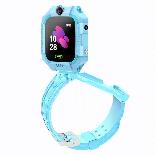 1.44 Inch 360 Degree Rotating Positioning Camera Smart Waterproof Children Calling Watch Purple Smart Watches