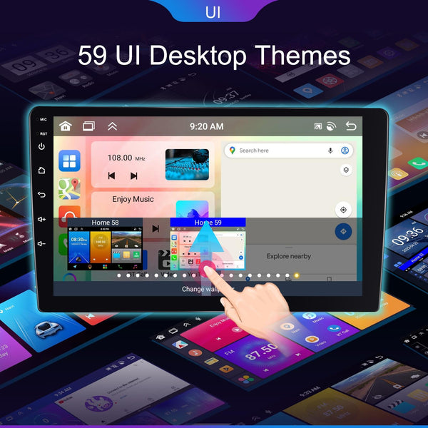 6 + 128G Android Car Bluetooth Player With Navigation Ahd Camera 7 Inch Other Car Video