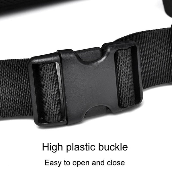 Waterproof Men Crossbody Waist Pack Gray Waist Packs & Bags