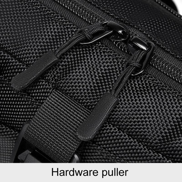 Waterproof Men Crossbody Waist Pack Gray Waist Packs & Bags