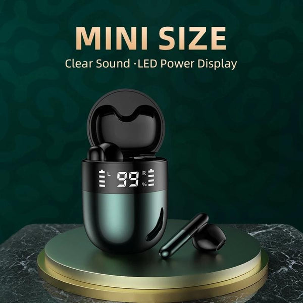 Wireless Bluetooth Earphones With Led Display And Hifi Sound For Sports Earbuds