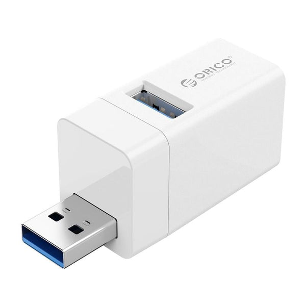 3 In Usb Mini Hub Adapter For Multiple Devices White Usb Cables Hubs & Adapters