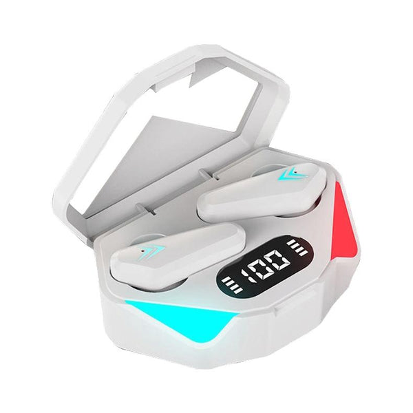 True Wireless Gaming With Touch Control And Led Charging Case Black Earbuds