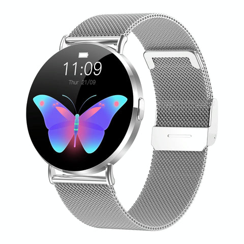 1.32 Inch Colour Screen Smart Watch With Bluetooth Call & Health Monitoring Silver Smart Watches