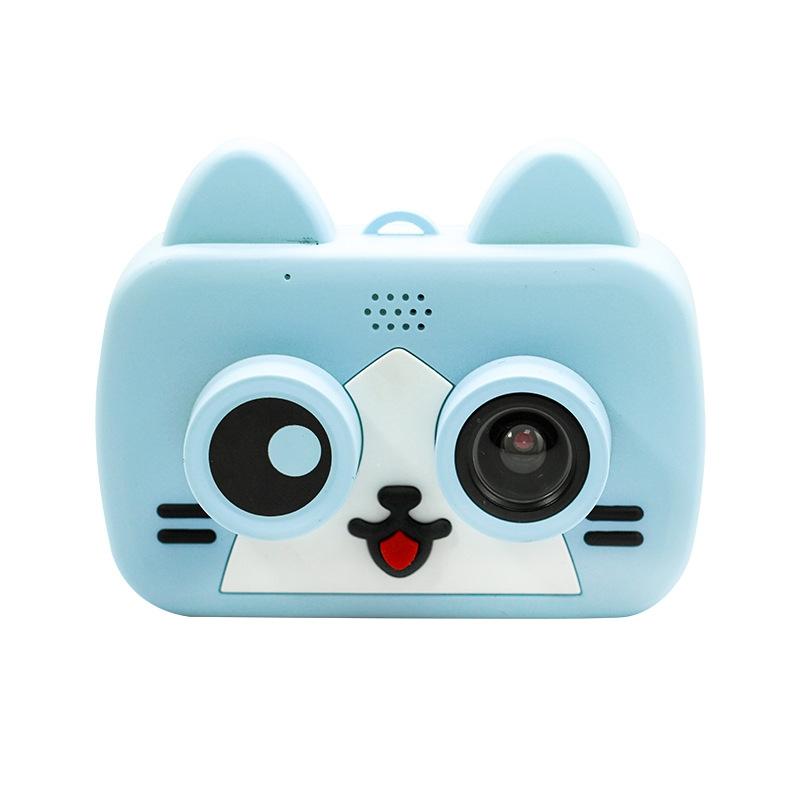 2.0 Hd Screen Wifi Children's Digital Camera With 12Mp Cartoon Design And Fun Photography Blue Digital Cameras