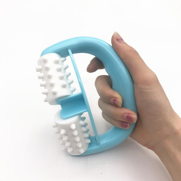 Meridian Massager Compact Roller For Muscle Relief Blue Piece Massagers