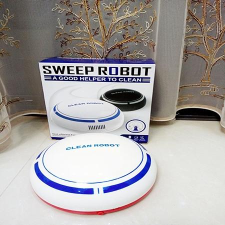 Intelligent 2 1 Rechargeable Floor Sweeping Robot Vacuum White Vacuum Cleaners