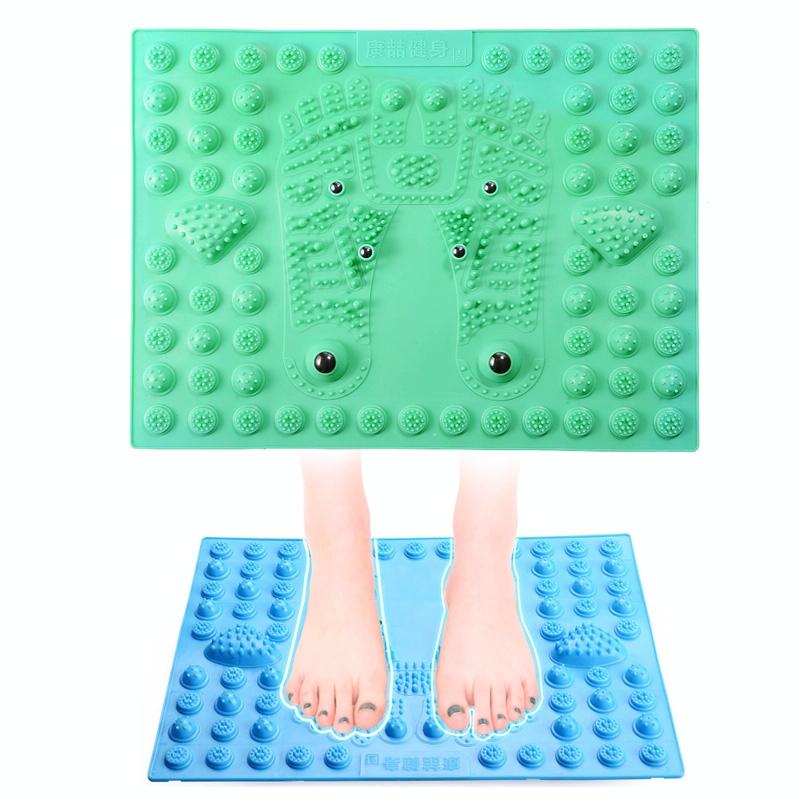 Foot Magnetic Therapy Massage Pad Toe Pressing Board Green Massagers