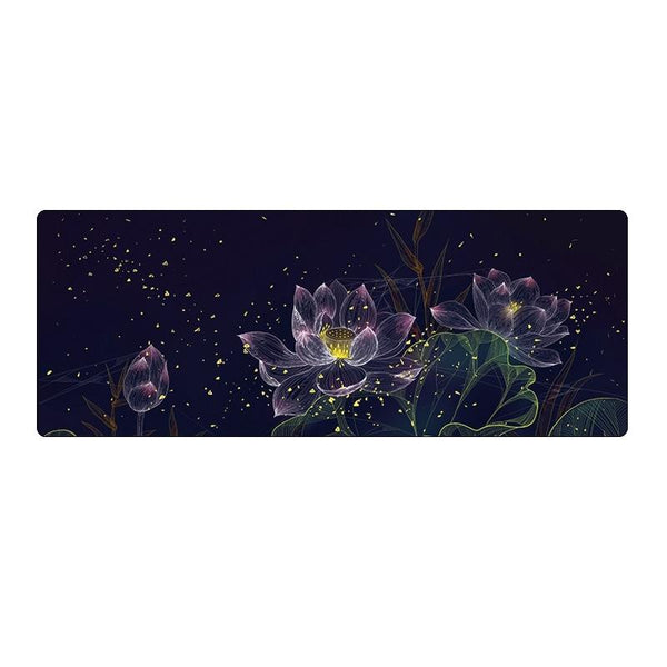 Spacious Mouse Pad For Desk 2 Lotus Mouse Pads & Wrist Rests