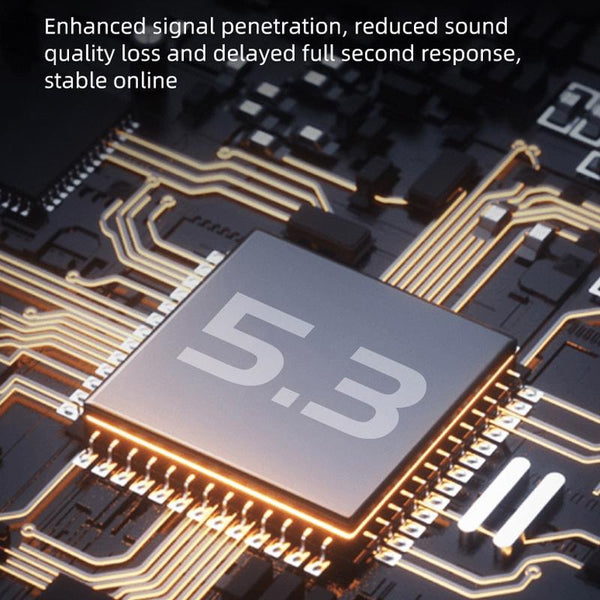 Wireless Noise Cancelling With Charging Case Black Earbuds