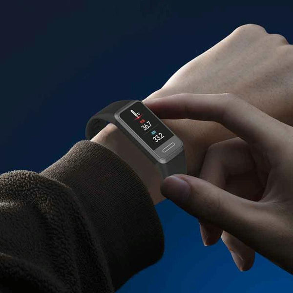 Smart Blood Glucose Sleep Tracker Tft Hd Display Blue Activity Trackers