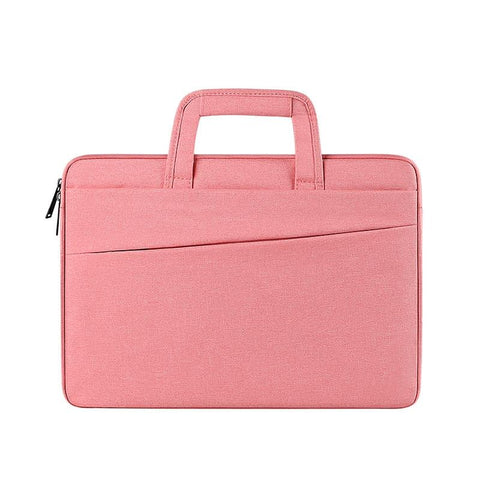 11.6 12.5 Inch Multi Compartment Laptop Sleeve With Waterproof Storage Pink Laptop Cases & Bags