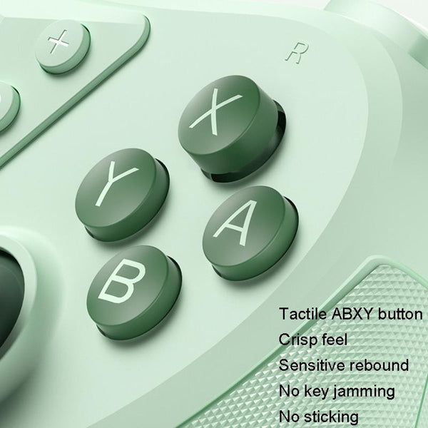 Wireless Controller For Switch And Pc Compatible Compact Green Controllers & Attachments