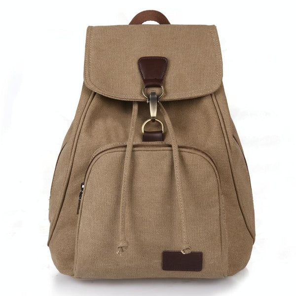 Women Canvas Laptop Backpack Compact And Stylish Blue Laptop Cases & Bags