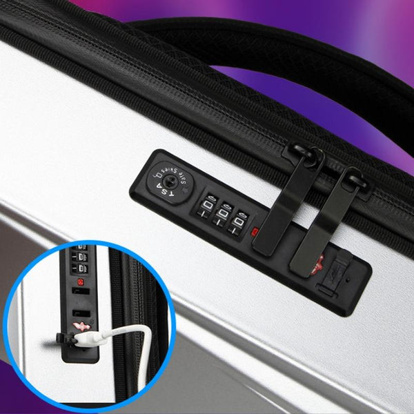 15.6 17.3 Inch Hard Shell Gaming Backpack For Men Silver Backpacks