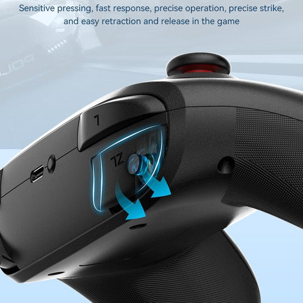 Vibration Gamepad For Switch / Android Apple Pc Tooth Design_Green Keyboards & Keypads