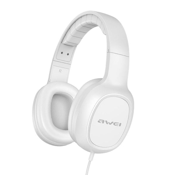 3.5Mm Stereo Wired Headset For Awei Gm 6 White Headsets