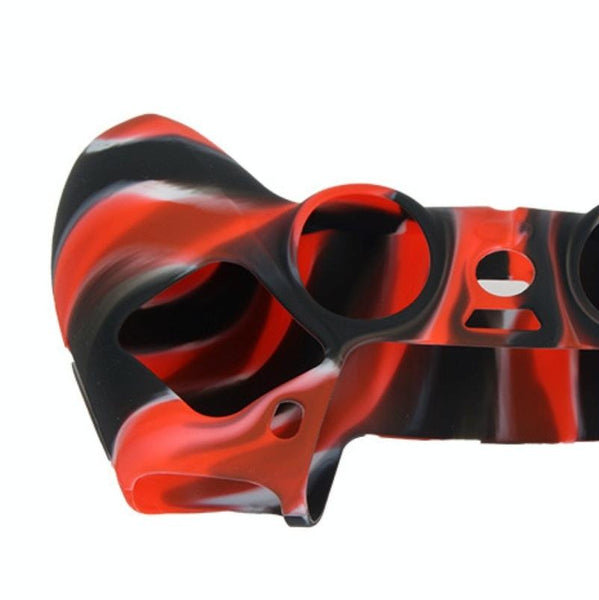 2 Pack Non Slip Silicone Handle Covers For Ps5 Controllers Black Red Other Video Game Accessories