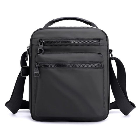 Men Oxford Cloth Crossbody Chest Bag Sporty And Versatile Black Bags