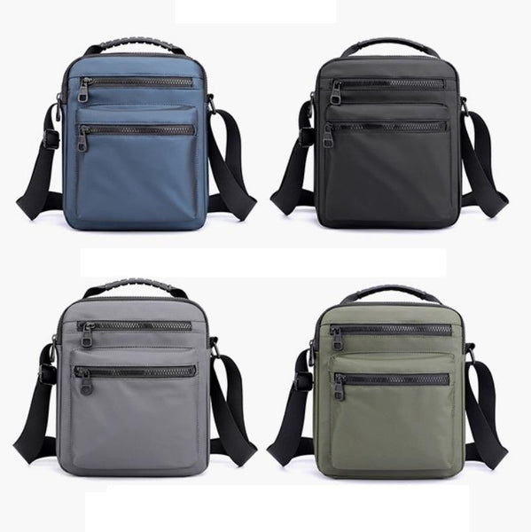 Men Oxford Cloth Crossbody Chest Bag Sporty And Versatile Black Bags