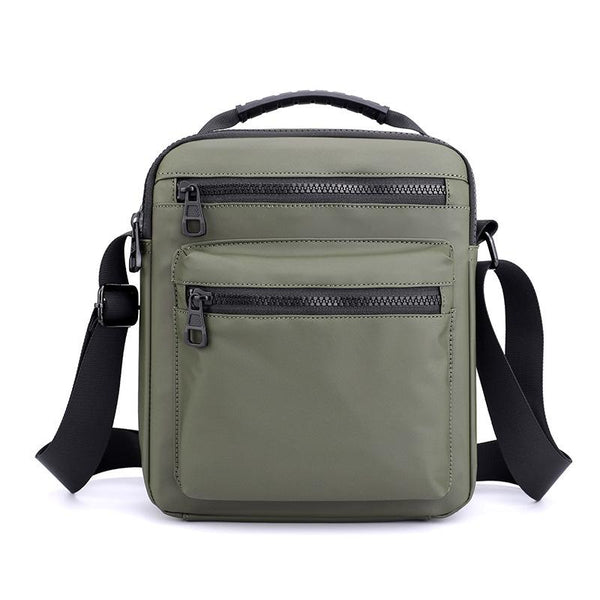 Men Oxford Cloth Crossbody Chest Bag Sporty And Versatile Black Bags