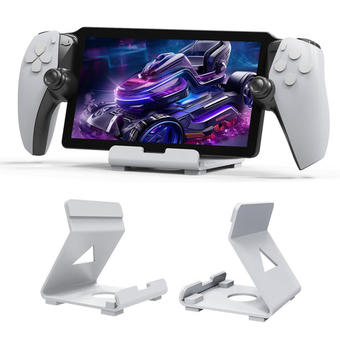 Universal Gaming Desktop Stand Multi Device White Mounts & Stands