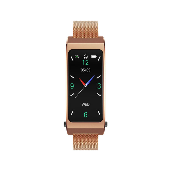 Tft Display Smart Bracelet Sleep Oxygen Monitoring Rose Gold Smart Watches