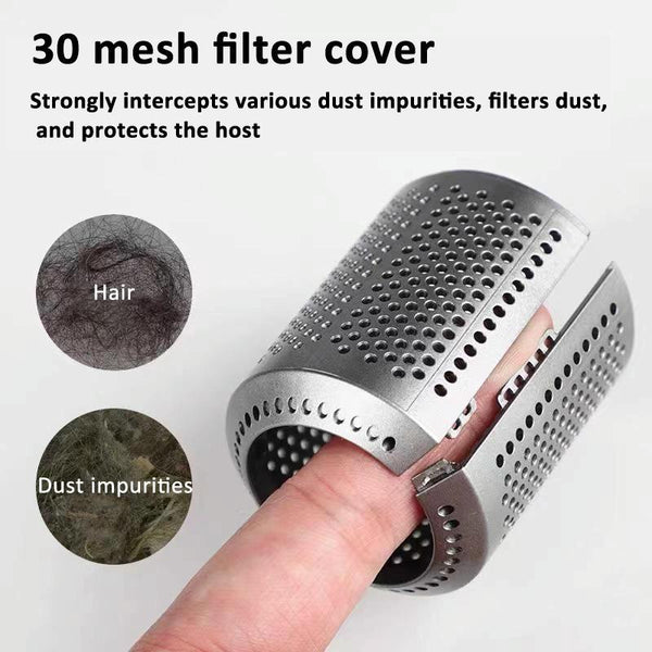 Parallel 1 Sets Of Open Design Outer Filter Cover For Hd01 / Hd03 Hd08 Hd15 Hair Dryer Black Hair Dryers