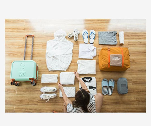 Waterproof Travel Bag For Women And Unisex Luggage Large Capacity Navy Women's Bags & Handbags