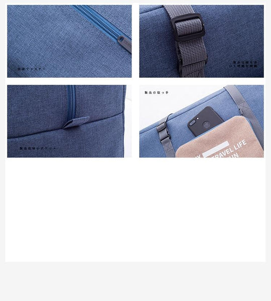 Waterproof Travel Bag For Women And Unisex Luggage Large Capacity Navy Women's Bags & Handbags
