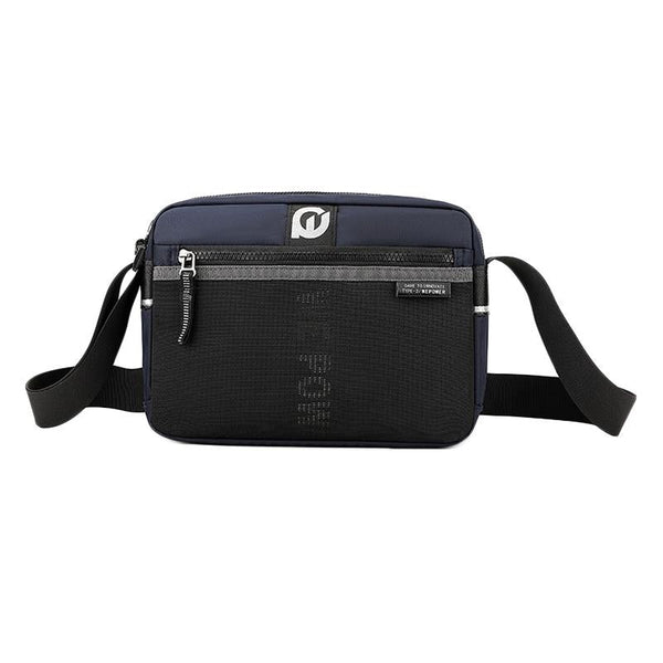 Men Nylon Crossbody Satchel For Outdoor Use Grey Bags