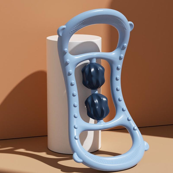 Stretching Yoga Ring With Raised Point Roller White Yoga & Pilates Accessories