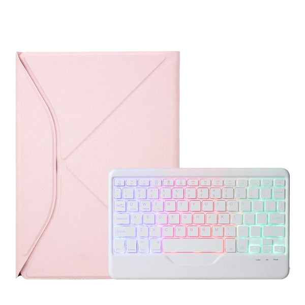 Bluetooth Keyboard Leather Case For Ipad Pro 11 Backlit With Pen Slot Pink Keyboards
