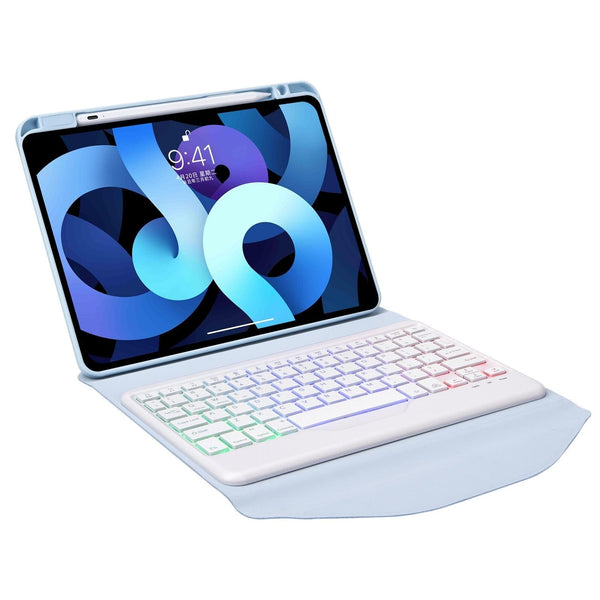 Bluetooth Keyboard Leather Case For Ipad Pro 11 Backlit With Pen Slot Pink Keyboards