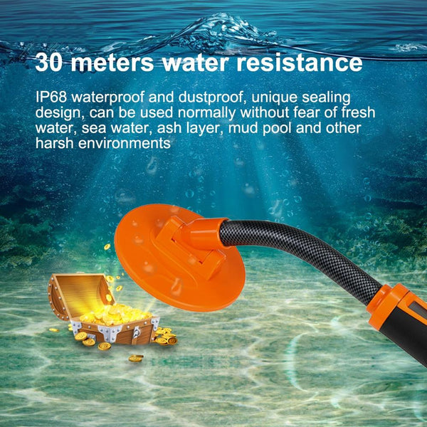 Handheld Metal Detector With Positioning Rod For Treasure Hunting Green Metal Detectors