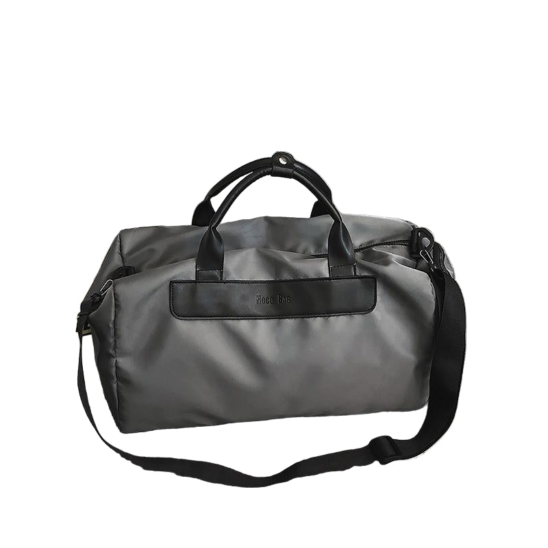 Large Sports Bag With Separate Shoe Compartment Grey Gym Bags